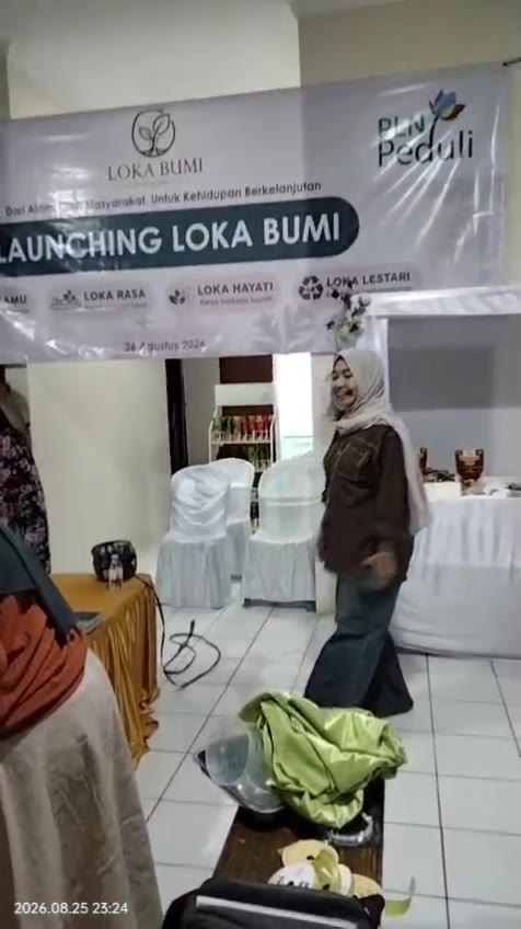 Thumbnail video suasana persiapan launching LOKA BUMI
